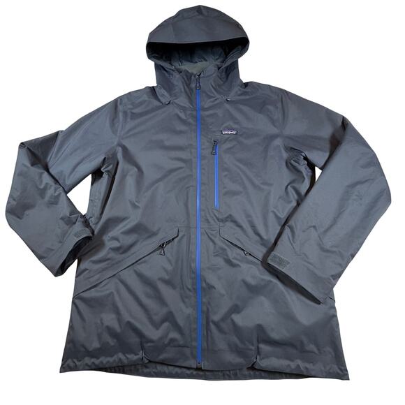 Patagonia Other - Patagonia Insulated H2No Snowshot Waterproof Breathable Jacket Ski Blue Men’s XL